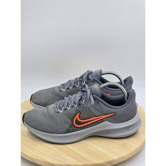 Nike Mens Downshifter 11- Cool Grey/Hyper Crimson Running Shoes CW3411-007 sz 9 - Picture 2 of 10